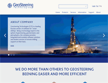 Tablet Screenshot of geosteertech.com